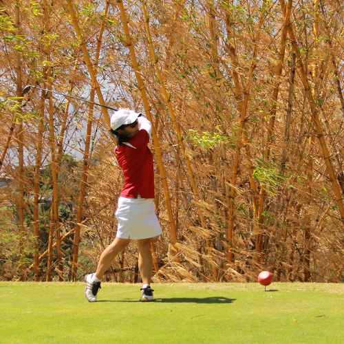 Jugador de golf en el torneo DHL en Cariari, Costa Rica